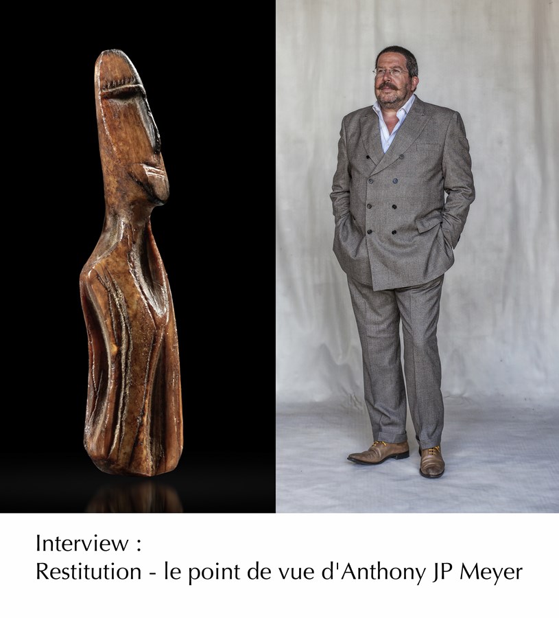 Interview d'Anthony JP Meyer sur la Restitution des oeuvres africaines