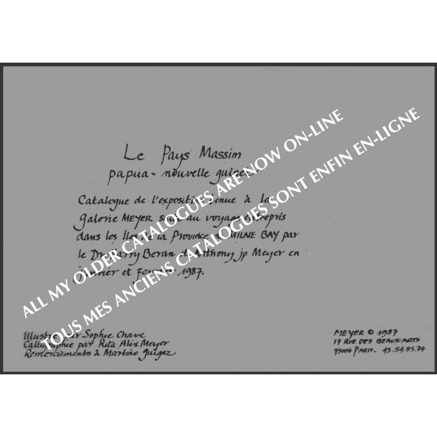 All Older Catalogues Are Finally On-Line / Tous Mes Anciens Catalogues sont Enfin En-Ligne