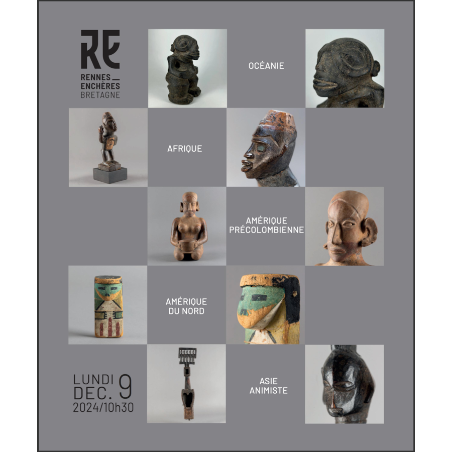 Auction - Aux Racines de l'Art - Rennes Encheres 9 dec 2024