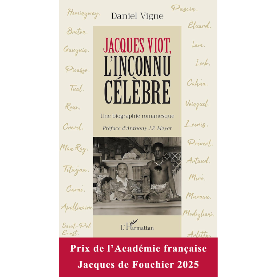 Daniel Vigne reçoit le prix Jacques-de-Fouchier de l'Académie française pour son livre Jacques Viot, l’inconnu célèbre